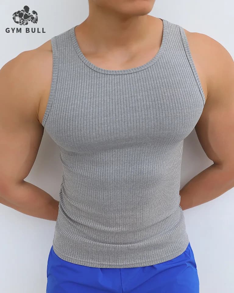Pánská sportovní vesta bez rukávů rychleschnoucí elastická fitness běhání léto