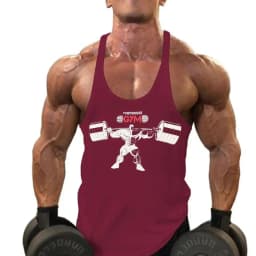 Pánské fitness tílko na cvičení - letní sportovní oblečení bez rukávů pro muže - náhled 6