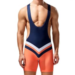 Pánský gymnastický bodysuit pro kulturistiku a zápas - sportovní spodní prádlo - náhled 5