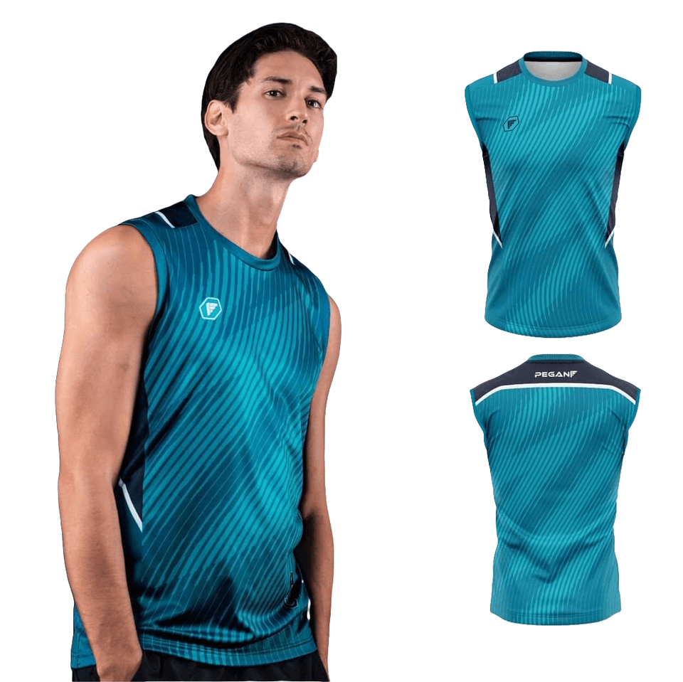 Pánské sportovní tílko pro fitness a basketbal - prodyšné letní tričko bez rukávů