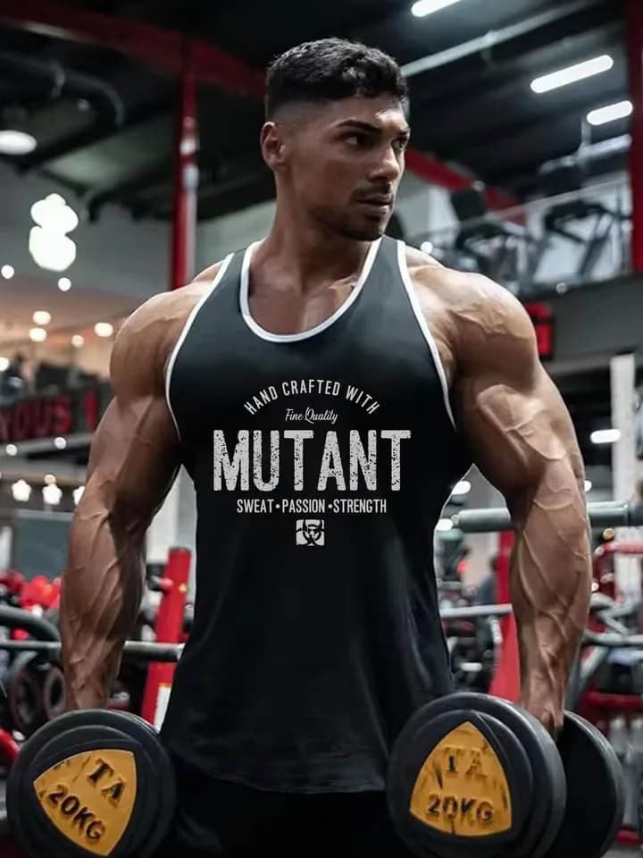 Pánské fitness tílko - rychleschnoucí sportovní triko bez rukávů pro léto