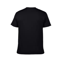 Pánské černé tričko s vtipným potiskem street wear styl bavlněné triko - náhled 4