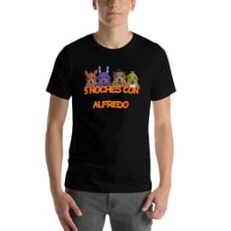Pánské černé tričko s vtipným potiskem street wear styl bavlněné triko - náhled 5