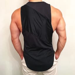 Pánské fitness tílko bez rukávů pro posilování a trénink letní sportovní tričko - náhled 4