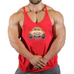 Pánské letní tílko bez rukávů na fitness a posilování bavlněné tričko do posilovny - náhled 4