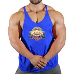 Pánské letní tílko bez rukávů na fitness a posilování bavlněné tričko do posilovny - náhled 5