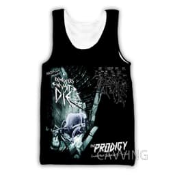 3D Print Rock Tílko Letní Pánské Harajuku Streetwear Vest Tričko bez Rukávů - náhled 3