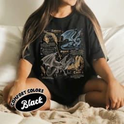 Dámské retro tričko s drakem Fourth Wing - pohodlná mikina pro čtenáře streetwear - náhled 4