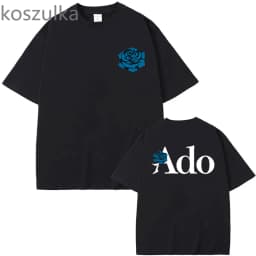 Modré růže tričko unisex vintage goth styl krátký rukáv casual móda tee - náhled 3