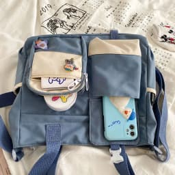 Nepromokavé plátěné dámské kabelky přes rameno crossbody tote messenger tašky pro ženy - náhled 6