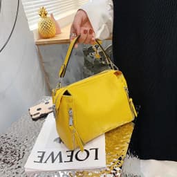 Dámské kožené kabelky pravá kůže přes rameno elegantní luxusní tote bag messenger - náhled 4