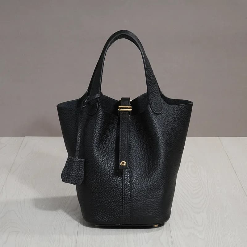 Dámská kabelka přes rameno - plisovaná PU kožená taška do podpaží na nákupy