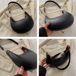 Dámská malá kabelka přes rameno - koženková crossbody taška na večírky a denní nošení - náhled 7