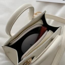 Malá čtvercová kabelka retro mini crossbody taška dámská elegantní příruční kabelka - náhled 6