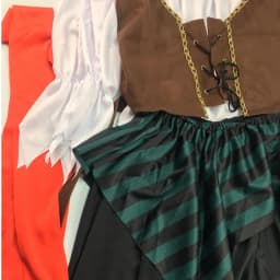 Pirátský kostým pro dospělé - Halloween kapitán kostým s doplňky pro muže ženy - náhled 3