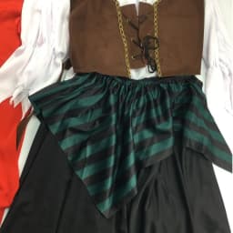 Pirátský kostým pro dospělé - Halloween kapitán kostým s doplňky pro muže ženy - náhled 7