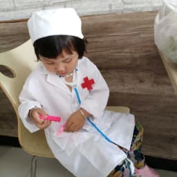 Dětské karnevalové kostýmy doktor zdravotní sestra uniformy pro chlapce dívky roleplay - náhled 7