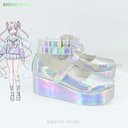 Anime Cosplay Kostým Dámský - Lolita Šaty Boty Paruka Halloween Uniforma Sukně Kabát Set - náhled 5