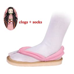 Anime Nezuko Cosplay Kostým Kompletní Set s Kimono Paruka a Doplňky pro Dospělé Děti - náhled 5