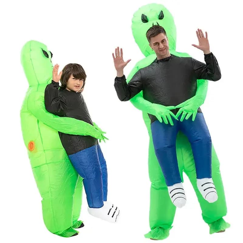 Nafukovací kostým mimozemšťana pro dospělé i děti - Halloween party cosplay oblečení
