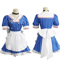Anime kostým pro ženy 7 dílů uniforma Halloween karnevalové šaty doplňky - náhled 7