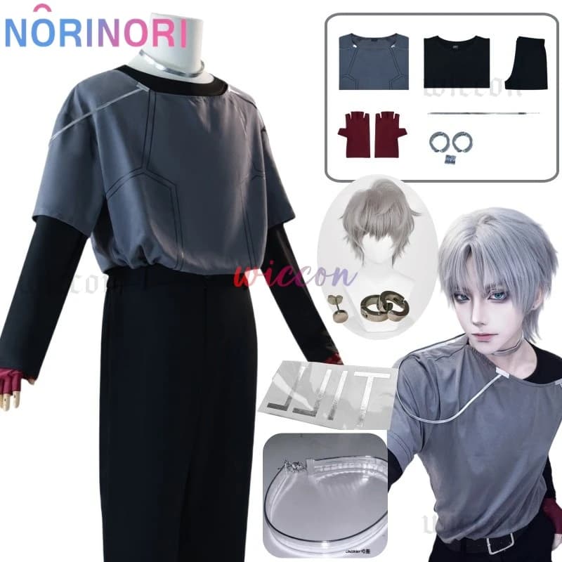 Cosplay kostým Honkai Star Rail uniform s parukou pro ženy muže Halloween outfit