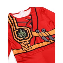 Dětský ninja kostým s maskou - zelený overal pro kluky na Halloween a párty - náhled 5
