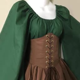 Dámský pirátský kostým s korzelem Halloween středověký kapitán šaty na párty cosplay - náhled 7