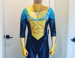 Halloween Kostým Superhrdina Zentai Overal pro Dospělé - Červený Bodysuit Kombinéza - náhled 2
