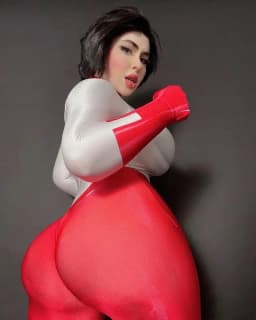 Halloween Kostým Superhrdina Zentai Overal pro Dospělé - Červený Bodysuit Kombinéza - náhled 7