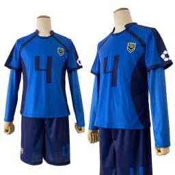 Anime cosplay paruka modrá krátká pro muže kostým účes Blue Lock styl - náhled 5