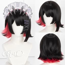 Cosplay paruka Ellen Joe pro kostýmy a Halloween párty - syntetické vlasy na téma ZZZ - náhled 2