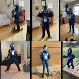 Cosplay kostým anime hoodie mikina kalhoty maska kompletní set pánský outfit uniforma - náhled 3