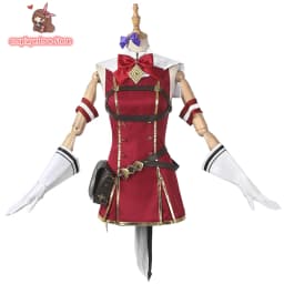 Kompletní anime cosplay kostým s parukou maskou a tetováním na Halloween - náhled 2