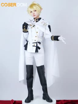 Anime Cosplay Kostým Mikaela Hyakuya Uniforma Halloween Pánský Outfit Roleplay Sada - náhled 4