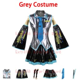 Haruno Sakura kostým dámský anime cosplay paruka sukně ninja Halloween karnevalový outfit - náhled 3