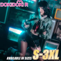 Jane Doe kostým cosplay Zenless Zone Zero dámský sexy s ocasem S-3XL Halloween - náhled 3