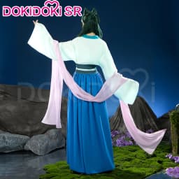 Maomao Cosplay Kostým Anime Modrá Čínská Šaty Halloween Paruka XS-4XL Žabí Princezna - náhled 4