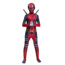 Deadpool kostým pro děti - superhrdina Halloween cosplay kostým dětský karnevalový outfit - náhled 3