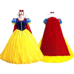 Dámský kostým princezny Sněhurka Popelka - Halloween šaty pro cosplay a maškarní bál - náhled 5