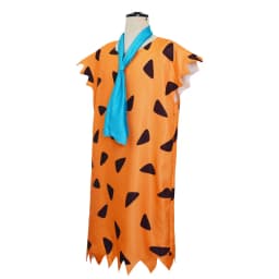Pravěký kostým dospělí kamenná doba Halloween karneval cosplay s kyjem 95 znaků - náhled 4