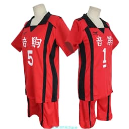 Anime volejbalový kostým Haikyuu chrániče kolen sportovní oblečení cosplay set dárek - náhled 7