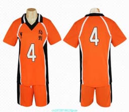 Anime volejbalový kostým Haikyuu chrániče kolen sportovní oblečení cosplay set dárek - náhled 3