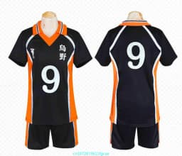 Anime volejbalový kostým Haikyuu chrániče kolen sportovní oblečení cosplay set dárek - náhled 4