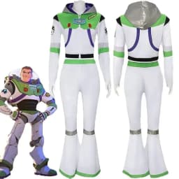 Buzz Lightyear kostým dámský overal cosplay Halloween kombinéza Toy Story uniforma ženy - náhled 3