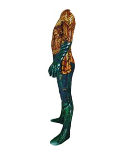 Aquaman kostým pro dospělé - superhrdina kombinéza na Halloween párty cosplay - náhled 4