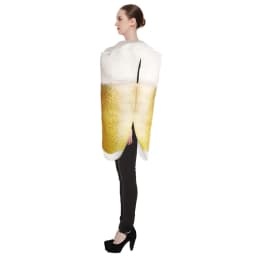 Dámský pivní kostým na Halloween Oktoberfest karnevalový outfit houbový disguise 80x56cm - náhled 7