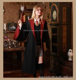 Kouzelný plášť kostým Halloween S-XXL dospělí kouzelnická róba cosplay příslušenství dárek - náhled 3