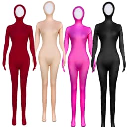 Zentai oblek pro dospělé i děti - elastický catsuit na Halloween a karneval - náhled 2