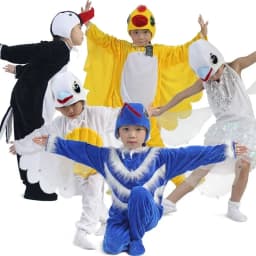 Dětský a dospělý kostým zvířat - pták orel papoušek vlaštovka na Halloween a karneval - náhled 3